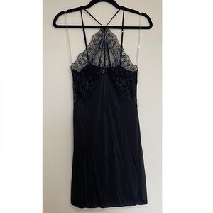 Sheer lace nightgown